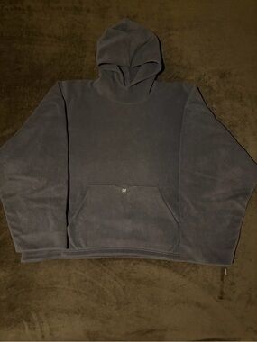YZY GAP Fleece Pullover Hoodie Shadow Engineered by Balenciaga